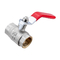 1/2&quot; 12mm Female And Female BSP Thread Nickel Plated Brass Ball Valve For Connecting Pipes
