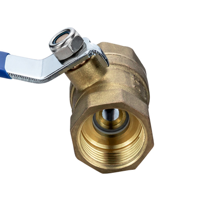 TMOK 600wog Full Port Drain 1/2'' BSP Thread Brass Ball Valve With Bule Handle