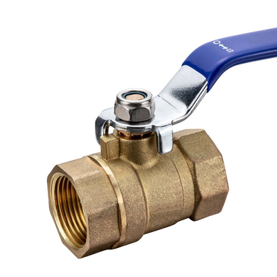 TMOK 600wog Full Port Drain 1/2'' BSP Thread Brass Ball Valve With Bule Handle