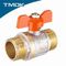 Male Female 4 Inch 600w0g Lever Operated Ball Valve Water Shut Off