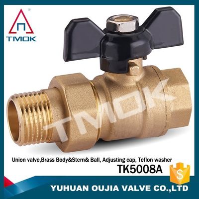 CW617n WOG600 Forged 1 Inch 12mm Brass Lever Ball Valve