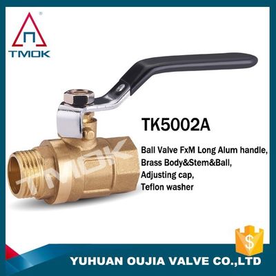 CW617n WOG600 Forged 1 Inch 12mm Brass Lever Ball Valve