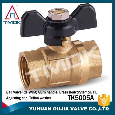 CW617n WOG600 Forged 1 Inch 12mm Brass Lever Ball Valve