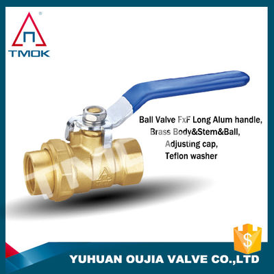 Control 22mm Gas Lever 600 Wog NPT Threaded Brass Ball Valve