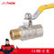 Natural Gas Safety CE ISO Approved1 Inch Brass Ball Valve Female Thread Brass Gas Valve