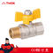 Natural Gas Safety CE ISO Approved1 Inch Brass Ball Valve Female Thread Brass Gas Valve