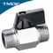 Forged Chromed Plated 1/4&quot; Threaded Brass Ball Valve  Mini