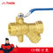 Strainer Forged Brass Ball Valve With Ss304 Net Iron Handle