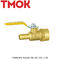 PN16 2 Inch Rubber Inflation Tank Float Threaded Brass Ball Valve