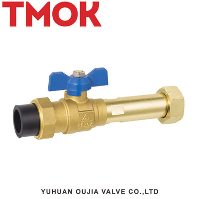 brass used in front water meter lockable ball valve