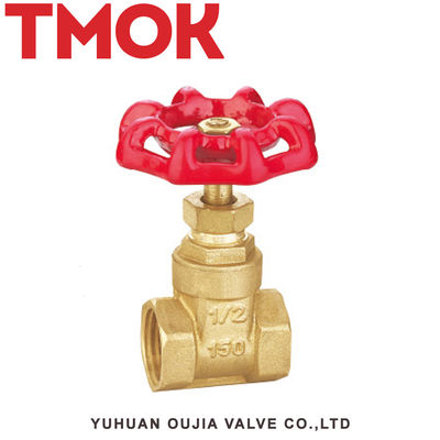 TMOK PN16 No Rubber Ring Safety DN20 Thread Full Port Brass Gate Valve