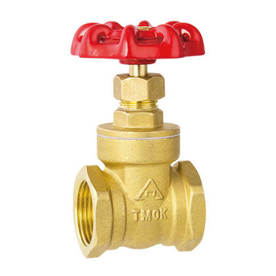 Dn25 Tokyo Servo Thermostatic Solar 76MM 3in Brass Gate Valve With Red And White Handle