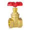 Dn25 Tokyo Servo Thermostatic Solar 76MM 3in Brass Gate Valve With Red And White Handle