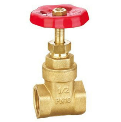 Dn25 Tokyo Servo Thermostatic Solar 76MM 3in Brass Gate Valve With Red And White Handle