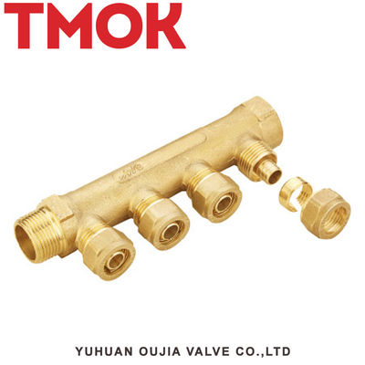 Pex 1/2&quot; Brass Bar Manifold