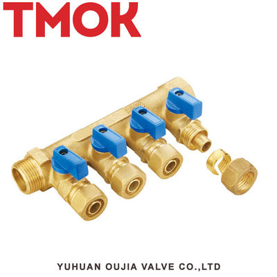 Pex 1/2&quot; Brass Bar Manifold