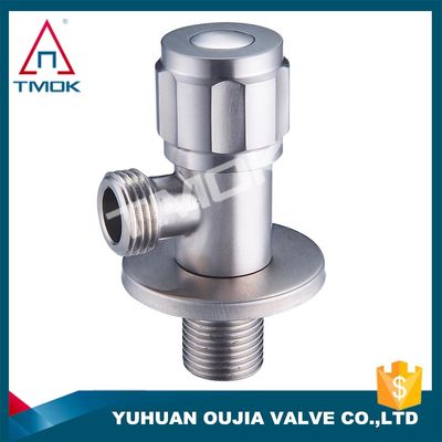 bathroomfittingstainless steel angle valve 1/2&quot;*3/4&quot; 316/304 control valve for hot garden cock water toilet plumbing 90