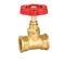 Brass Stop Cock Plumbing Prv Valv For Water Line
